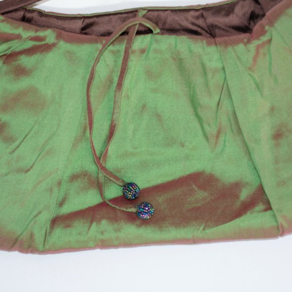 Unique Iridescent Green and Brown Shiraleah Purse - Picture 3 of 5